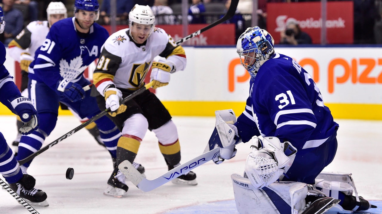 Andersen makes 36 saves to lift Leafs over Golden Knights